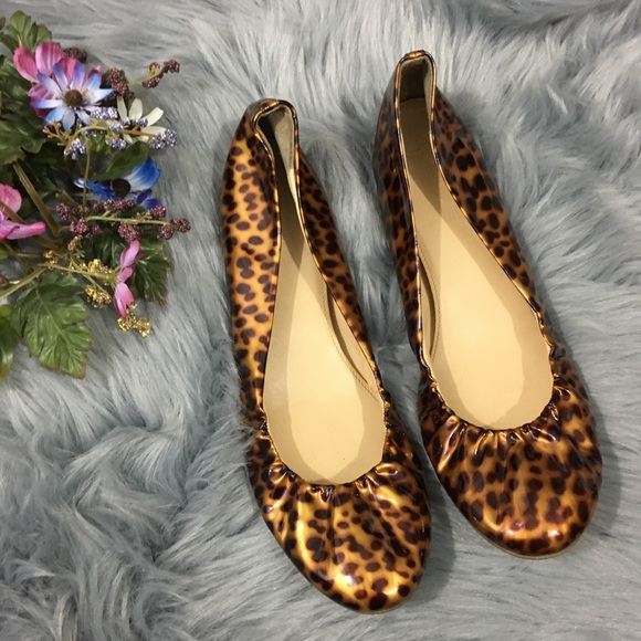 J. Crew Shoes - J. Crew Cece Tortoise Ballet Flats Size 9.5